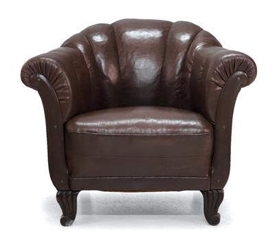 Club armchair, - Furniture and Decorative Art