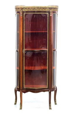 Half-height salon vitrine, - Furniture and Decorative Art