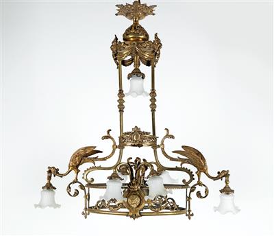 Historicist salon chandelier, - Furniture and Decorative Art