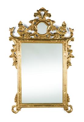 Italian Baroque wall mirror, - Furniture and Decorative Art
