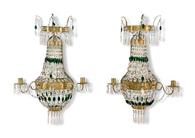 Pair of appliques, - Nábytek