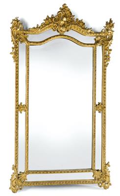 Salon mirror in Rococo revival style, - Mobili e arti decorative