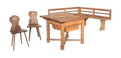 Rustic parlour seating group, - Rustic Furniture