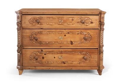 Provincial chest of drawers, - Mobili rustici