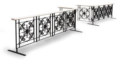 A two-part church trellis with 2 doors, - Rustic Furniture
