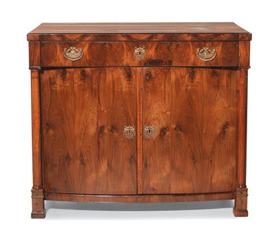 Biedermeier trumeau cabinet, - Furniture and Decorative Art