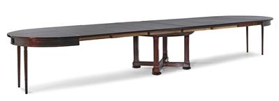 Large Neo-Classical revival extending table, - Nábytek