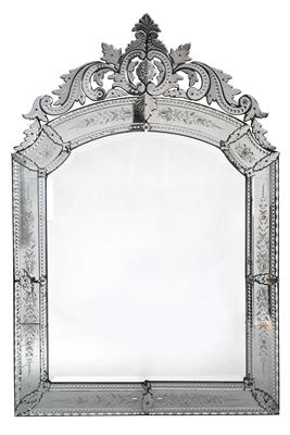 Large salon mirror, - Furniture and Decorative Art