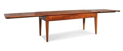 Provincial Biedermeier extending table, - Furniture and Decorative Art