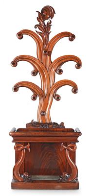 Unusual hat stand with Jardinière, - Mobili e arti decorative