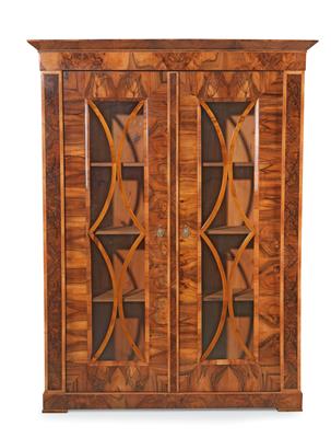 Vitrine in the style of Biedermeier, - Furniture and Decorative Art