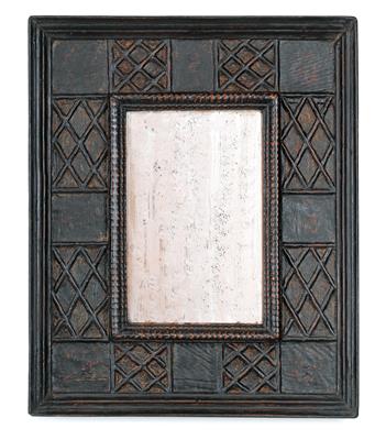 Dark wooden frame, - Furniture and Decorative Art