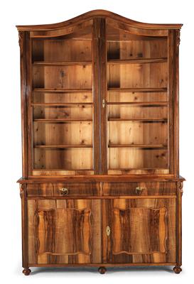 Large glazed bookcase, - Furniture and Decorative Art