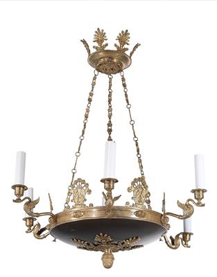 Salon chandelier in Empire revival style, - Nábytek