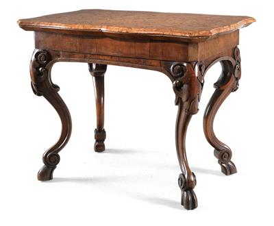 A Baroque table, - Majetek aristokratického původu a předměty důležitých proveniencí