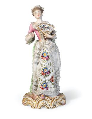 A lady with a fan - Property from Aristocratic Estates and Important Provenance