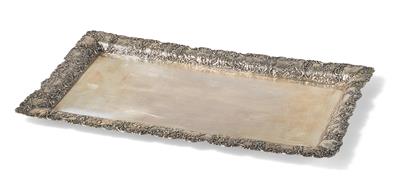 A silver tray from Germany, - Majetek aristokratického původu a předměty důležitých proveniencí