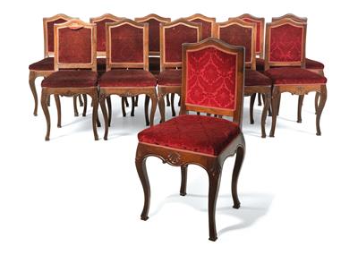 A large set of 12 chairs, - Property from Aristocratic Estates and Important Provenance