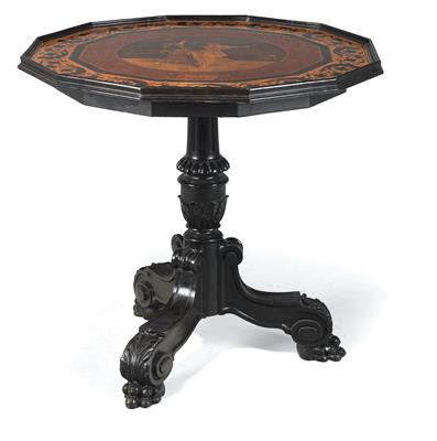 A historicist table, - Di provenienza aristocratica