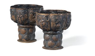 A pair of historicist beakers, - Majetek aristokratického původu a předměty důležitých proveniencí