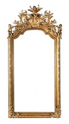 A large historicist wall mirror, - Mobili e arti decorative