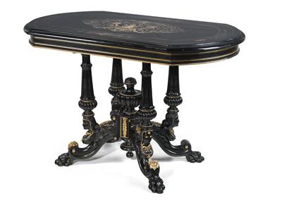 A “Gründerzeit” salon table, - Mobili e arti decorative