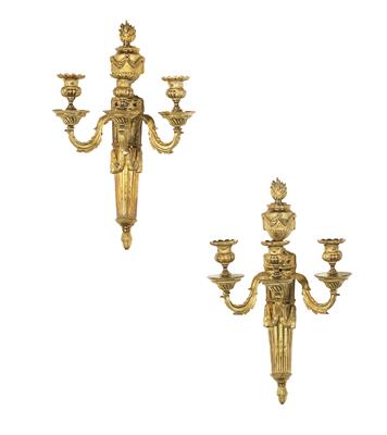 A pair of appliques, - Mobili e arti decorative