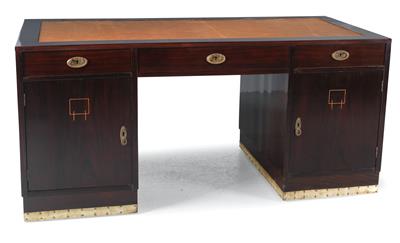 A late Art Nouveau writing desk, - Furniture and Decorative Art