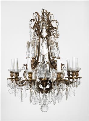 A decorative salon chandelier, - Furniture and Decorative Art