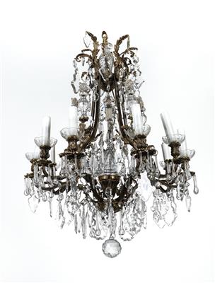 A decorative salon chandelier, - Furniture and Decorative Art
