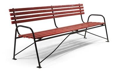 A large garden bench, - Furniture and Decorative Art