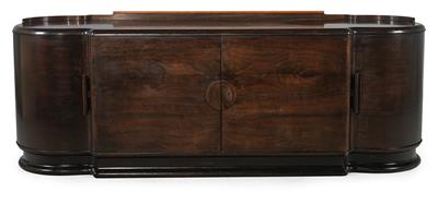 A large Art Deco sideboard, - Nábytek