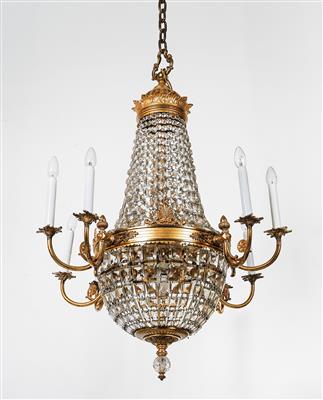 A Neo-Classical bronze chandelier - Nábytek