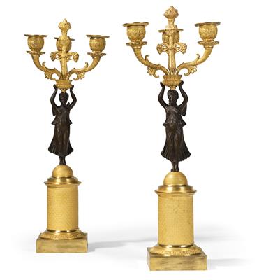 A pair of girandoles, - Mobili e arti decorative