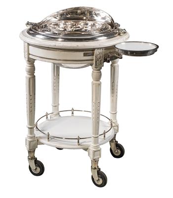 A round serving trolley, - Nábytek