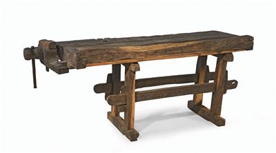 A rustic workbench, - Nábytek