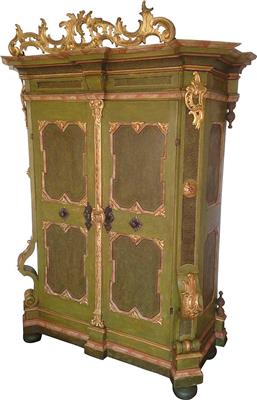 A Provincial Rococo Cabinet, - Rustikální nábytek