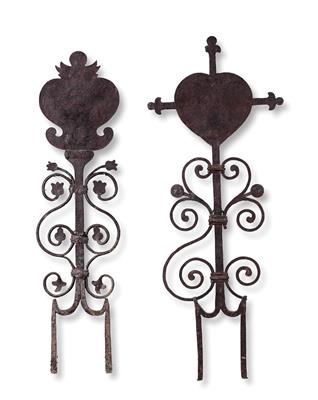 Two Slightly Different Crosses, - Mobili rustici