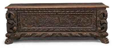 A Provincial Northern Italian Chest, - Furniture and Decorative Art