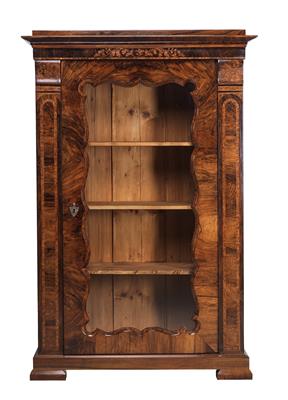 A Late Biedermeier Display Cabinet, - Furniture and Decorative Art
