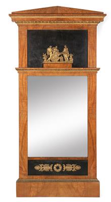 A Decorative Early Biedermeier Wall Mirror, - Property from Aristocratic Estates and Important Provenance