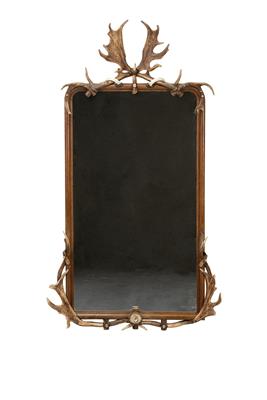 An Antler Mirror, - Property from Aristocratic Estates and Important Provenance