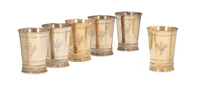 Count Festetics - 6 Cups from Vienna, - Di provenienza aristocratica
