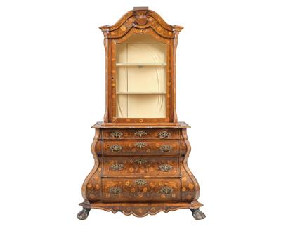 A Baroque Display Cabinet from Holland, - Property from Aristocratic Estates and Important Provenance