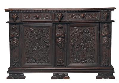 Italienische Anrichte sogenannte Credenza, - Aus aristokratischem Besitz und bedeutender Provenienz