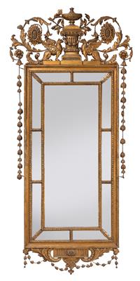 A Neo-Classical Wall Mirror, - Di provenienza aristocratica