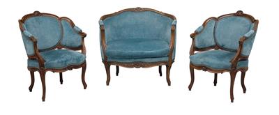 A Neo-Baroque Seating Group, - Majetek aristokratického původu a předměty důležitých proveniencí