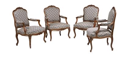 A Set of 4 Armchairs - Property from Aristocratic Estates and Important Provenance