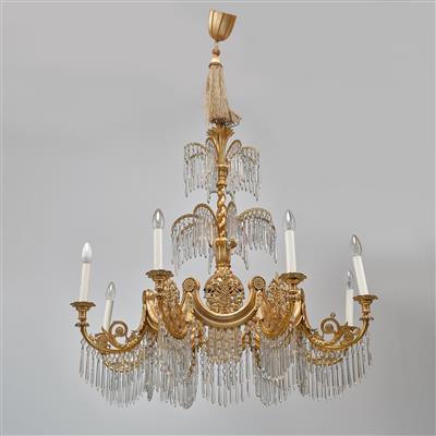 A Late Empire Chandelier, - Property from Aristocratic Estates and Important Provenance