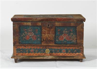 An Upper Austrian Miniature Chest, - Furniture